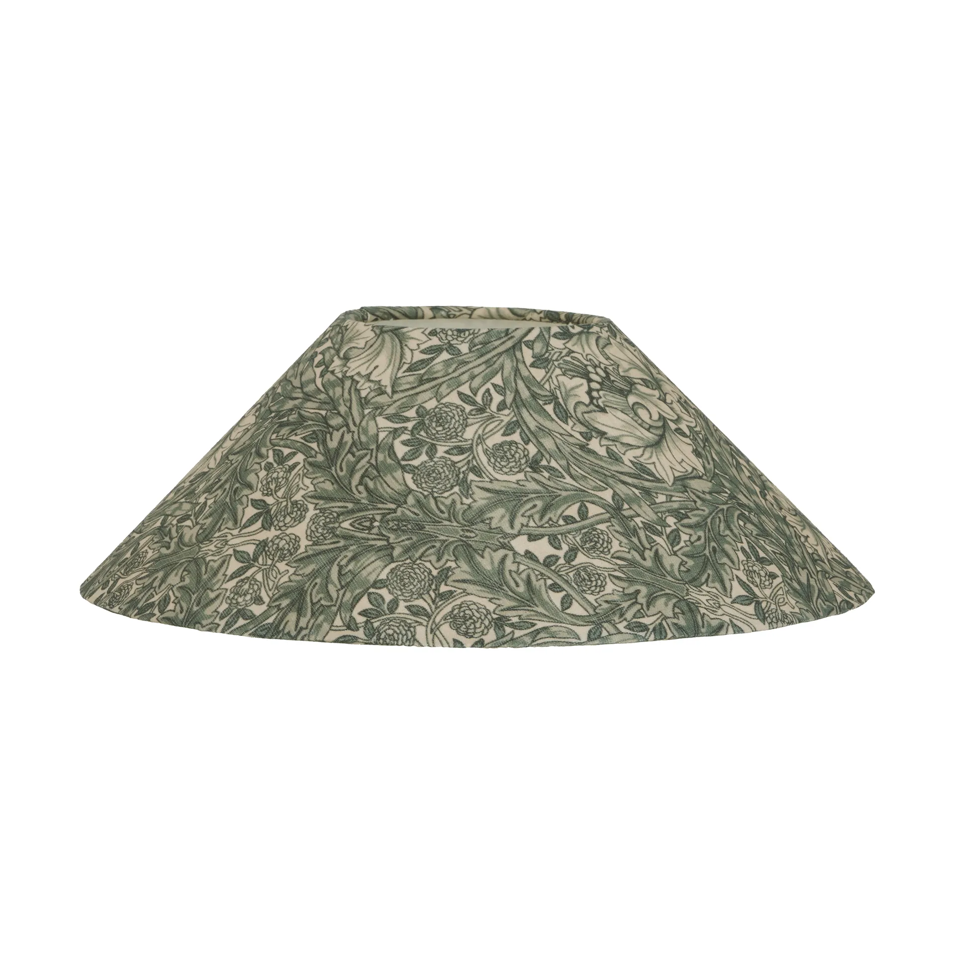 Flat shade lampshade, African marigold green, Ø30x9 cm Watt & Veke