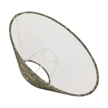 Flat shade lampshade - African marigold green, Ø30x9 cm - Watt & Veke
