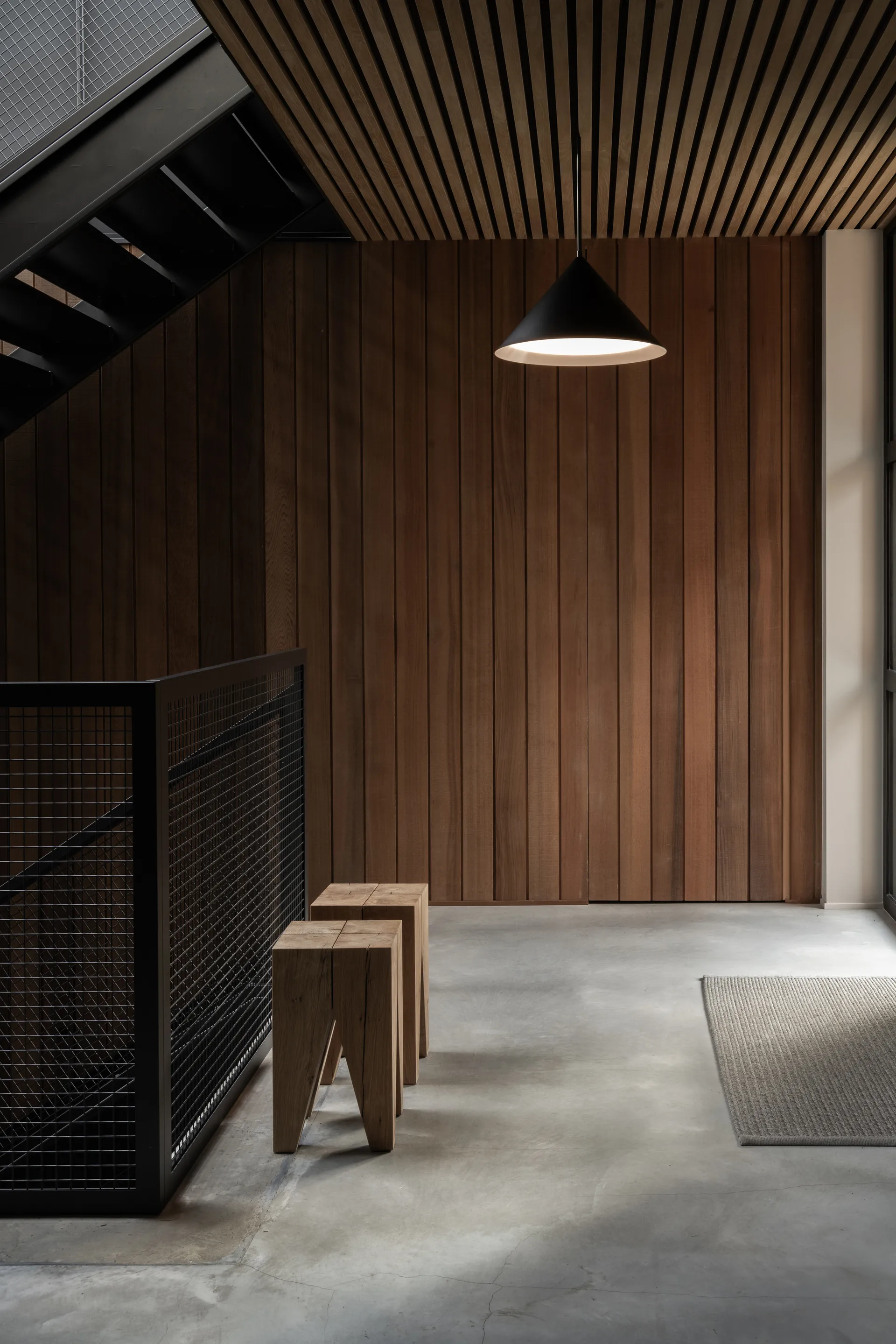 Kuro pendant lamp, Black, Ø45x25 cm Watt & Veke