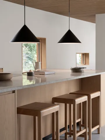 Kuro pendant lamp - Black, Ø45x25 cm - Watt & Veke