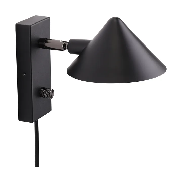 Kuro wall lamp - Black, Ø14x16 cm, read - Watt & Veke