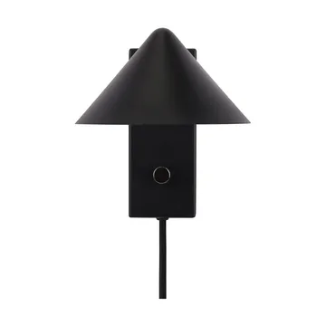 Kuro wall lamp - Black, Ø14x16 cm, read - Watt & Veke