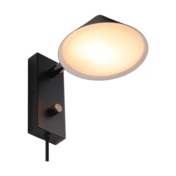 Kuro wall lamp - Black, Ø14x16 cm, read - Watt & Veke