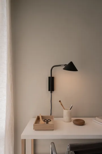 Kuro wall lamp - Black, Ø14x32 cm, wall - Watt & Veke