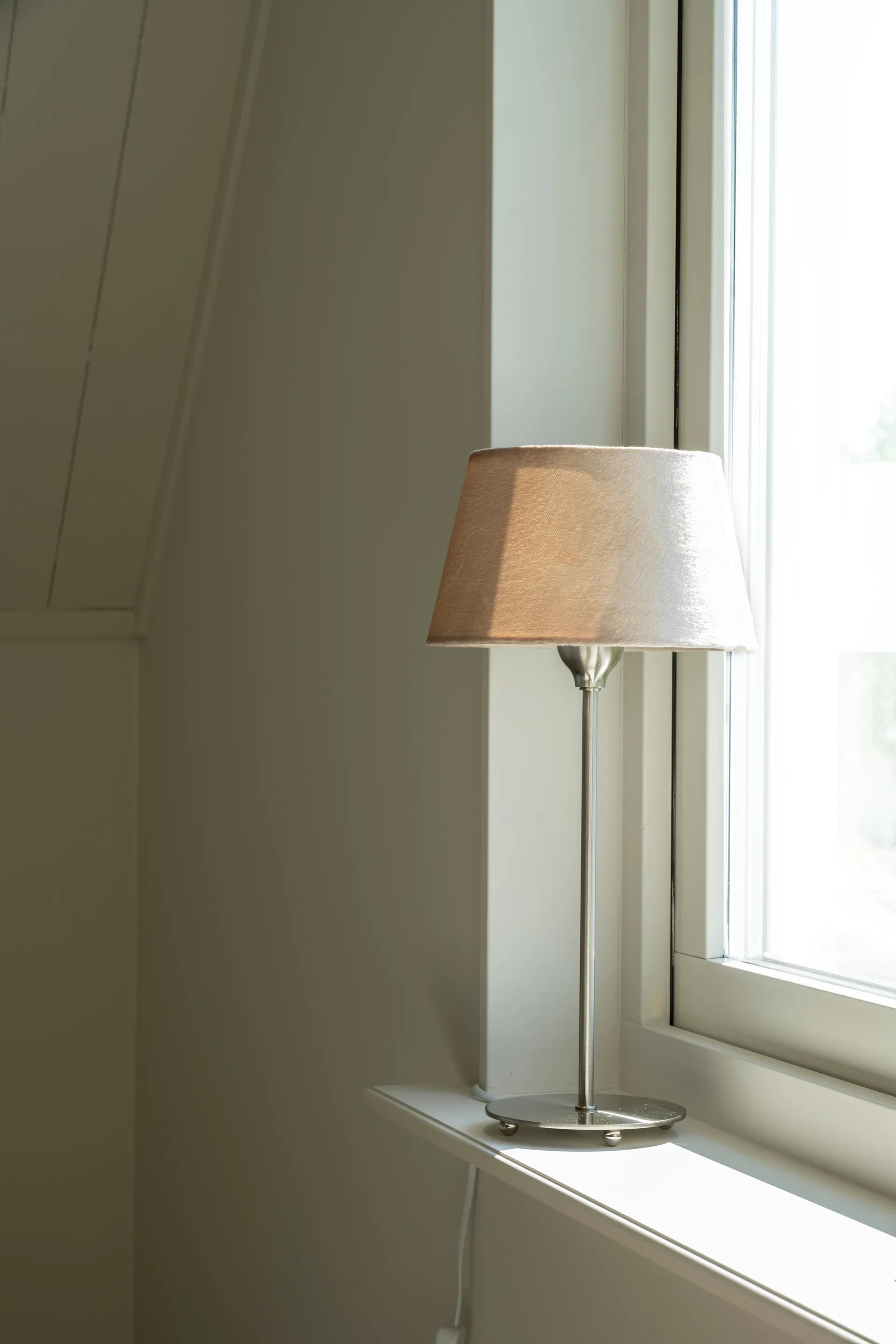 Line 35 lamp base, Matt chrome Watt & Veke