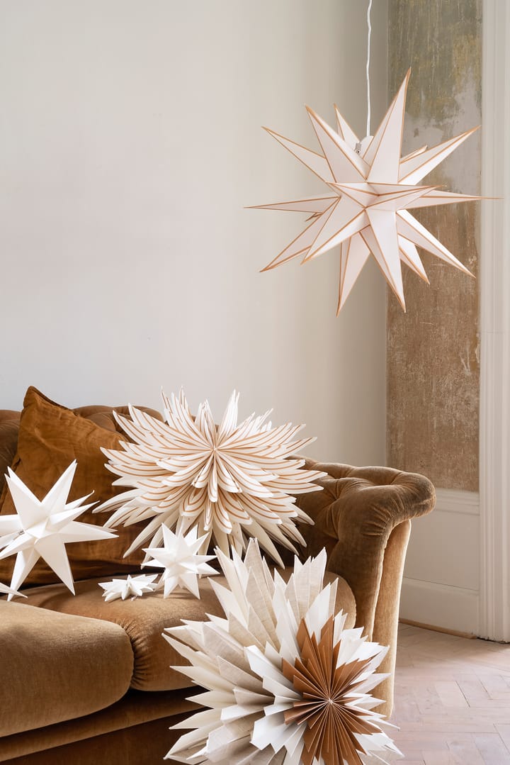 Marta advent star Ø60 cm, White-brown Watt & Veke