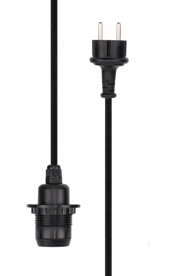 Outdoor cable set - Black, 500 cm, E27 - Watt & Veke
