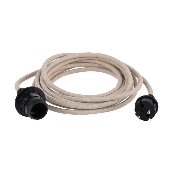 Outdoor cable set - Natural, 500 cm, E27 - Watt & Veke
