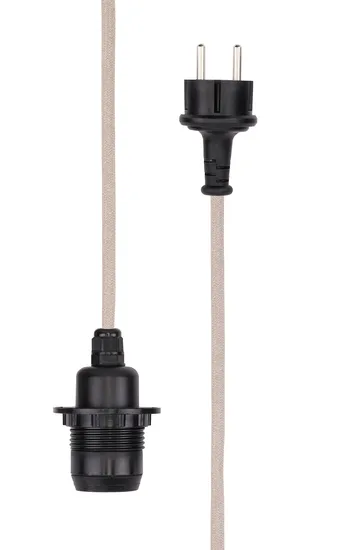 Outdoor cable set - Natural, 500 cm, E27 - Watt & Veke