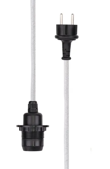 Outdoor cable set - White, 500 cm, E27 - Watt & Veke