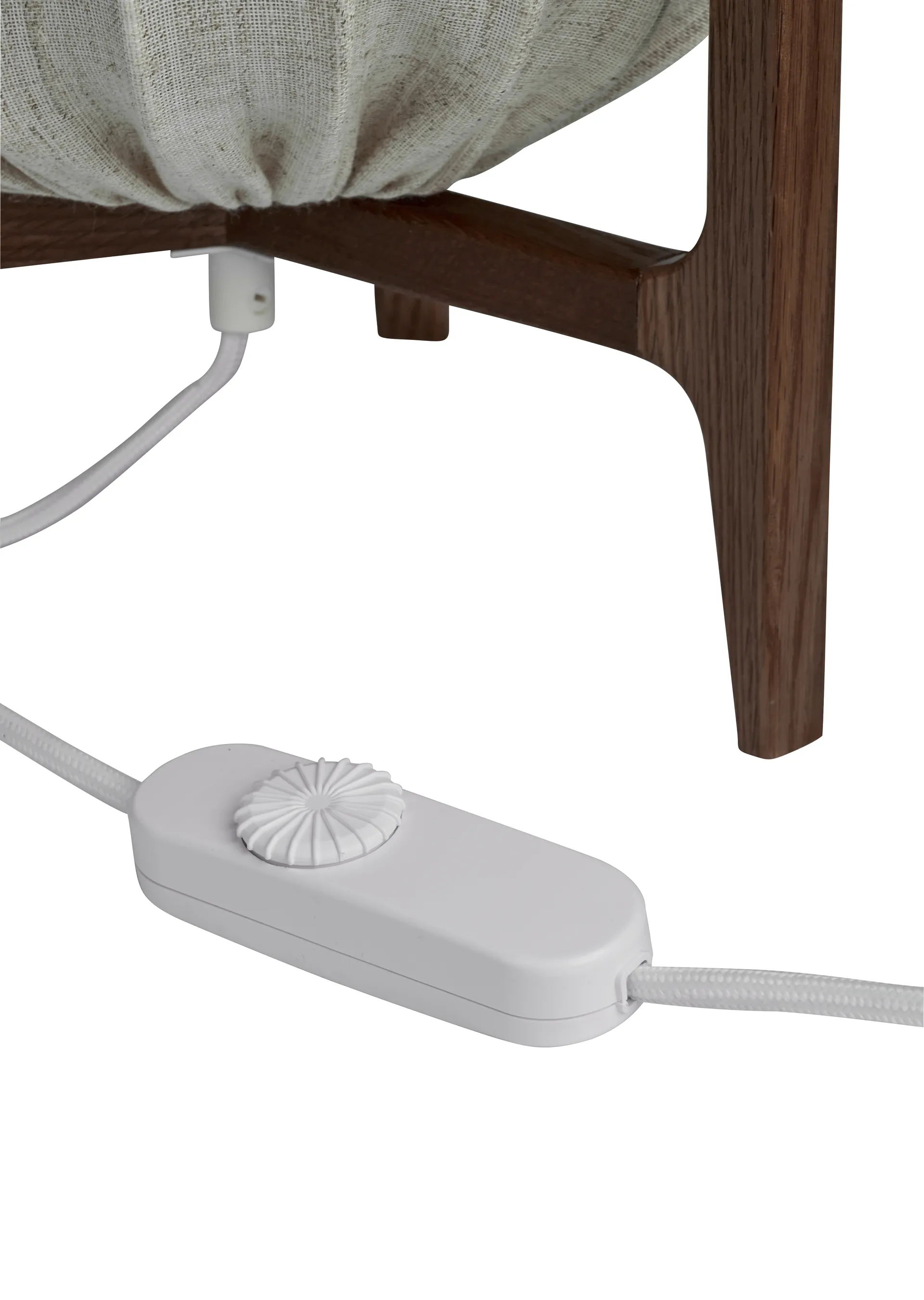 Prisma table lamp, Dark ash-natural, Ø27x42 cm Watt & Veke