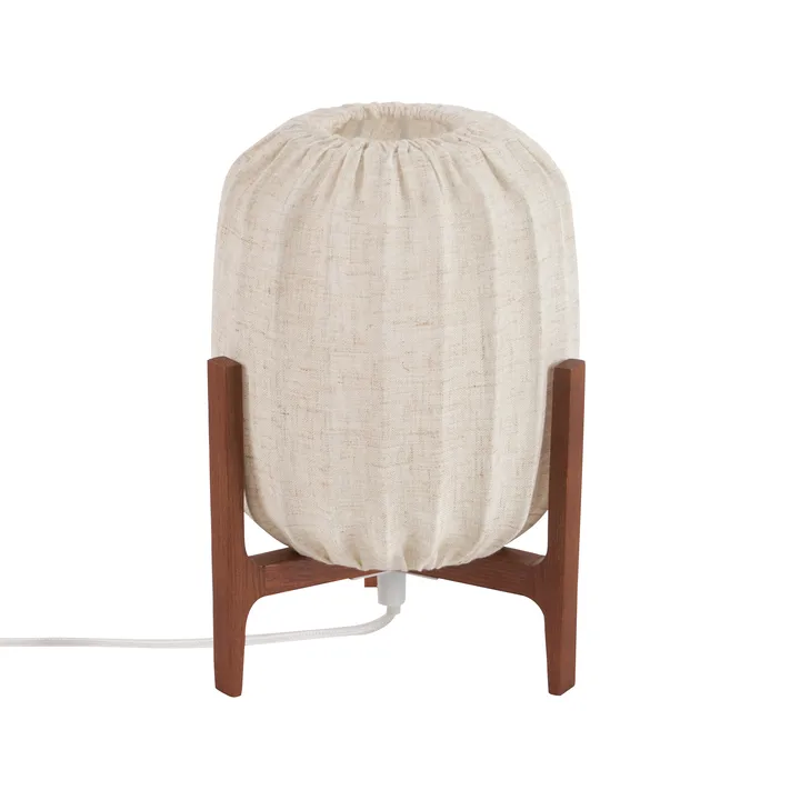 Prisma table lamp - Dark ash-Natural, Mini Ø16x24.3 cm - Watt & Veke