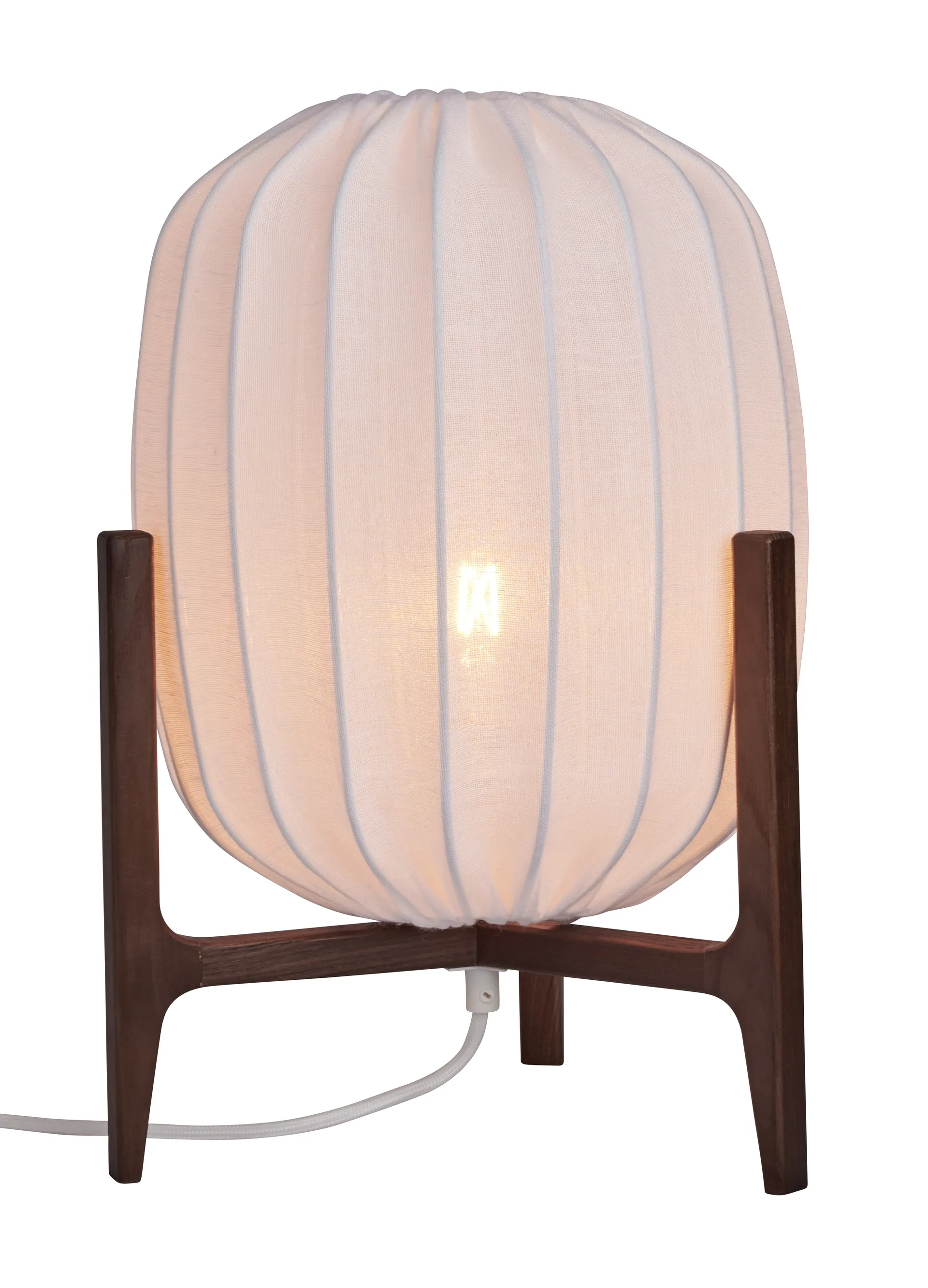 Prisma table lamp, Dark ash-white, Ø27x42 cm Watt & Veke