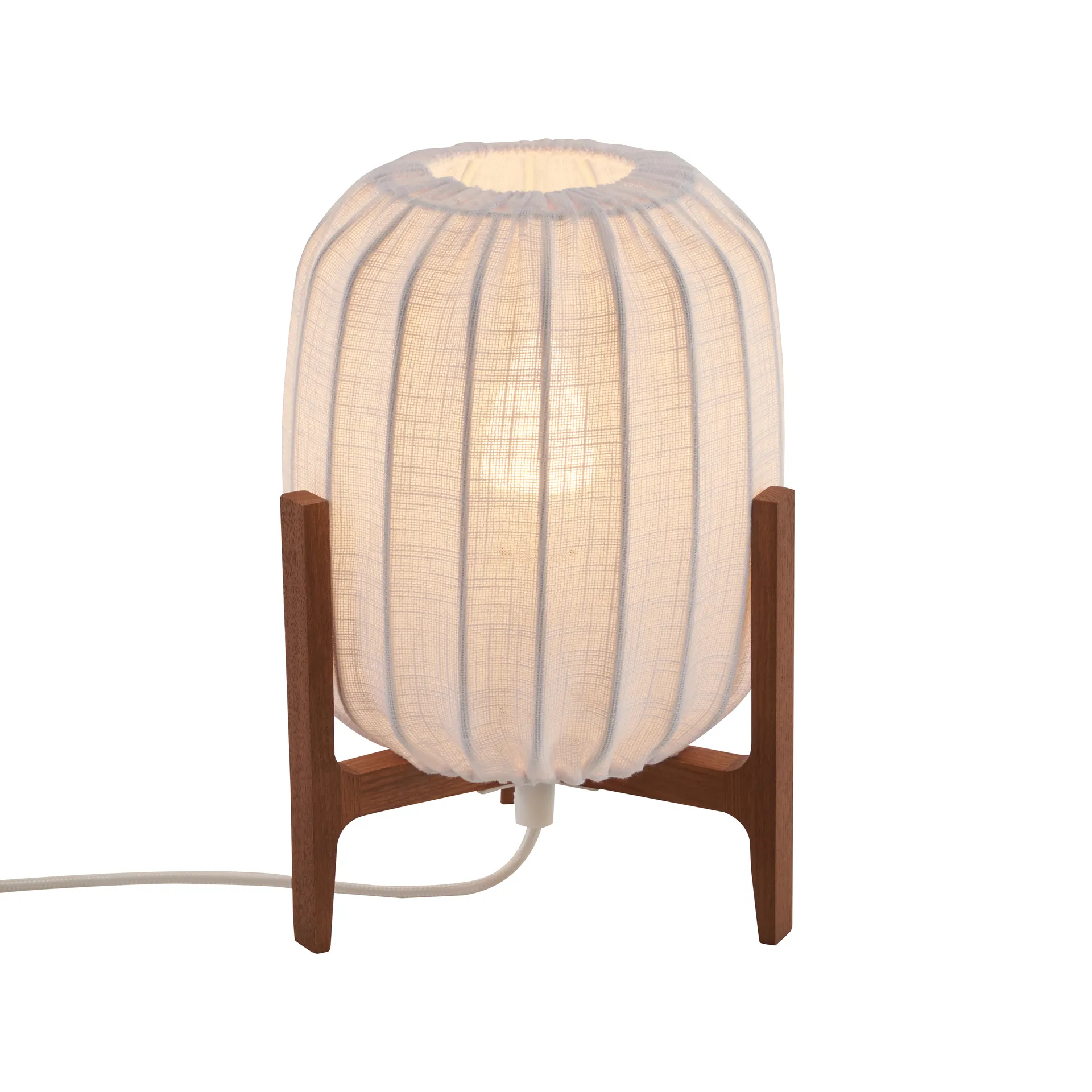 Prisma table lamp, Dark ash-White, Mini Ø16x24.3 cm Watt & Veke