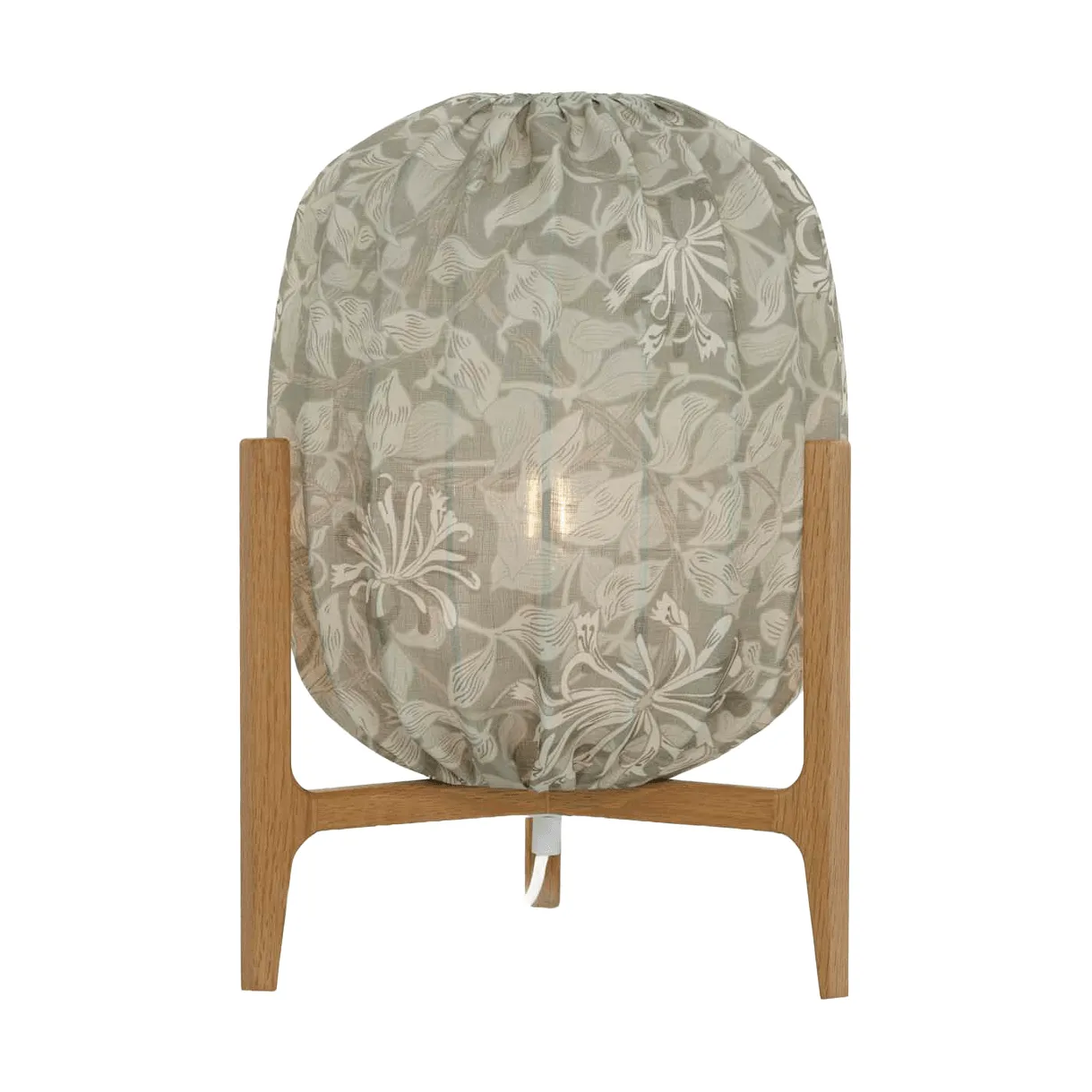 Prisma table lamp, Oak-Honeysuckle beige, Ø27x42 cm Watt & Veke
