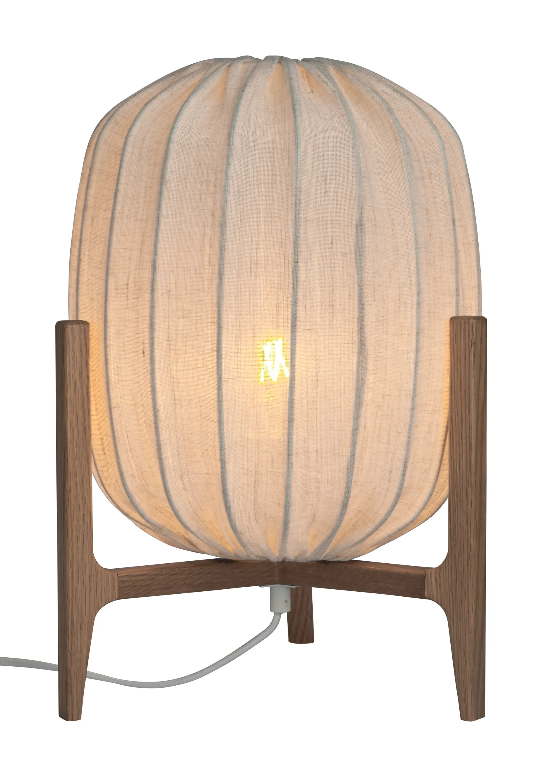 Prisma table lamp, Oak-natural, Ø27x42 cm Watt & Veke