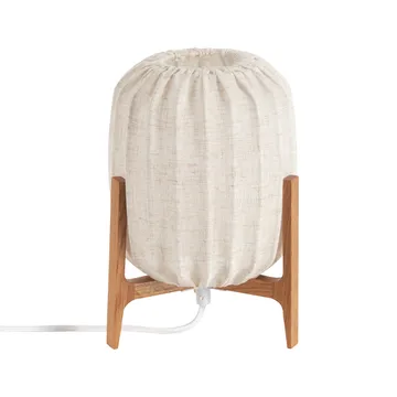 Prisma table lamp - Oak-Natural, Mini Ø16x24.3 cm - Watt & Veke