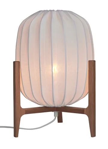 Prisma table lamp - Oak-white, Ø27x42 cm - Watt & Veke