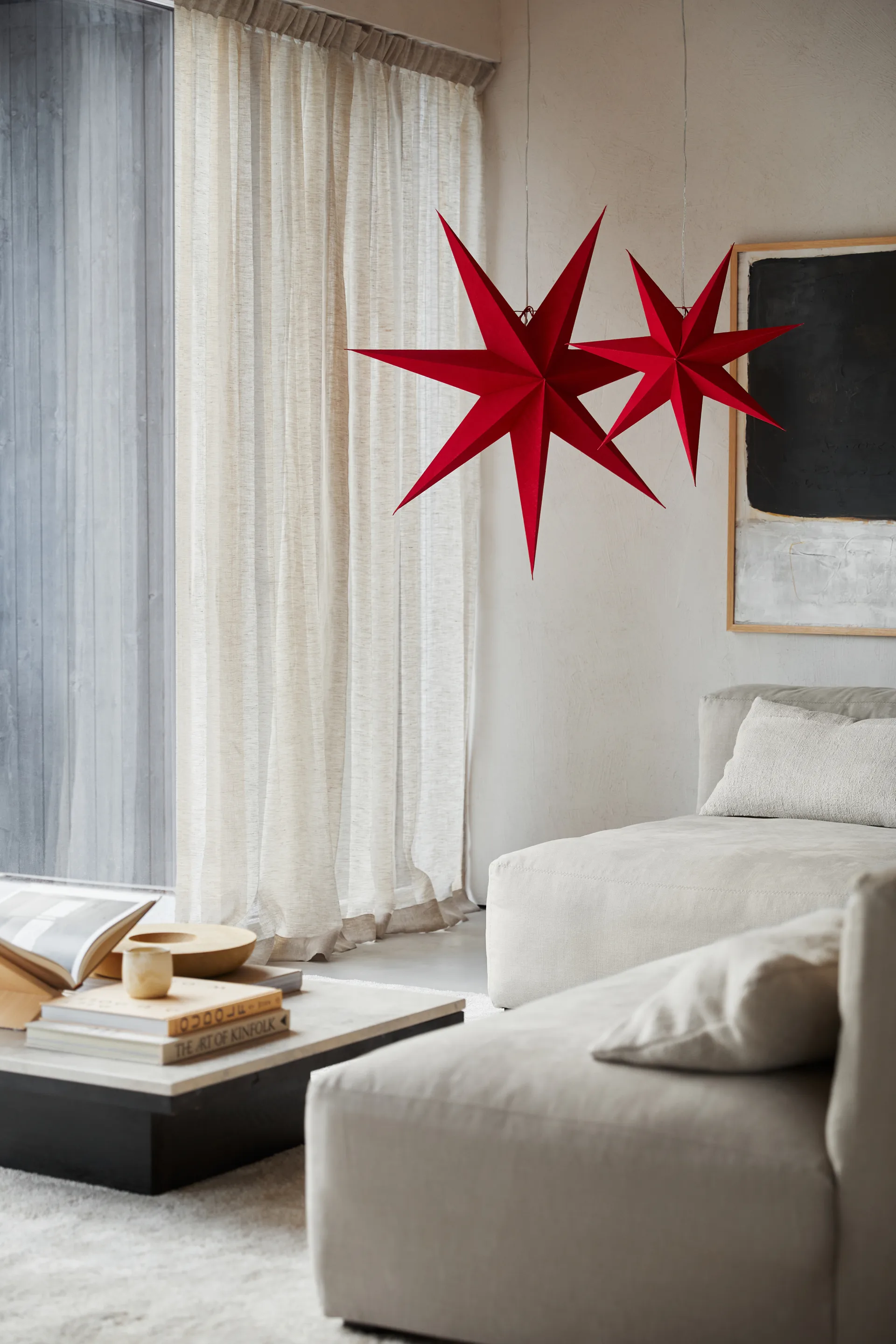 Sally advent star Ø60 cm, Red Watt & Veke