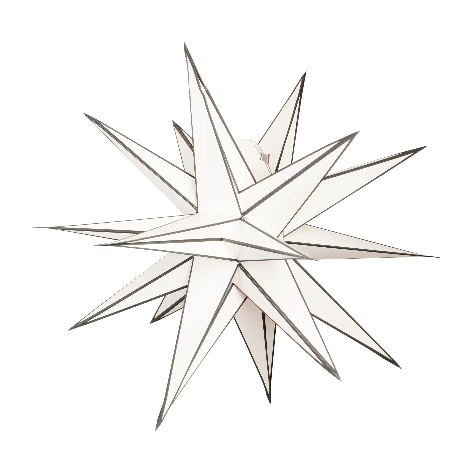 Sputnik advent star Ø60 cm, White-black Watt & Veke