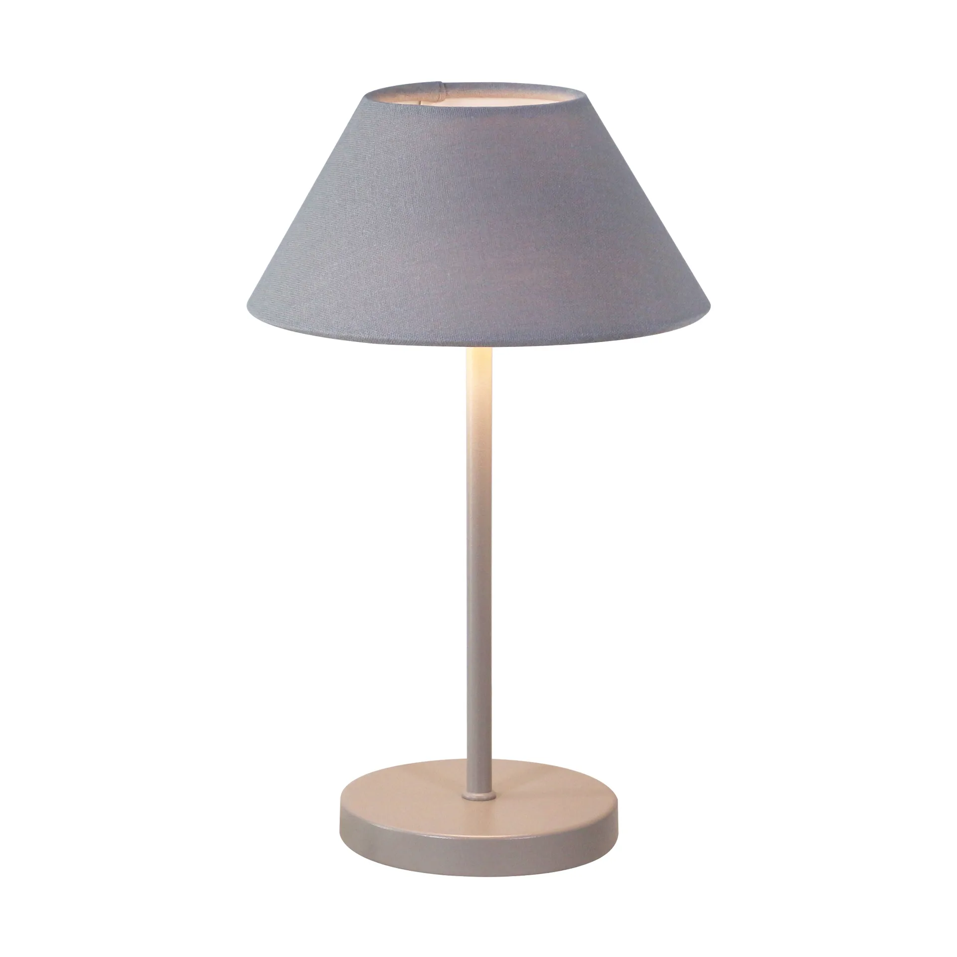 Teya portable table lamp, Warm grey, Ø15x26 cm Watt & Veke