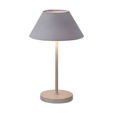 Teya portable table lamp - Warm grey, Ø15x26 cm - Watt & Veke