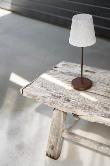 Tyra table lamp portable Ø14 cm - Coffee - Watt & Veke
