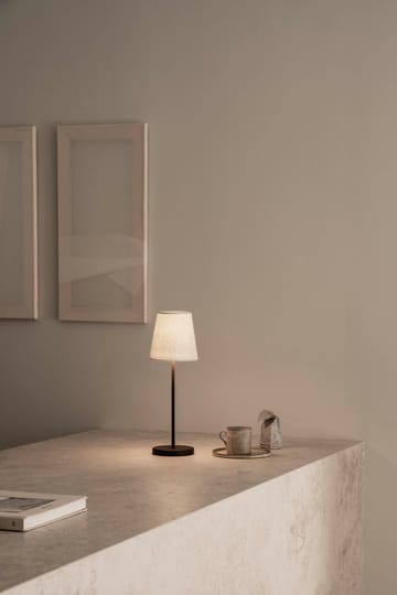 Tyra table lamp portable Ø14 cm - Coffee - Watt & Veke