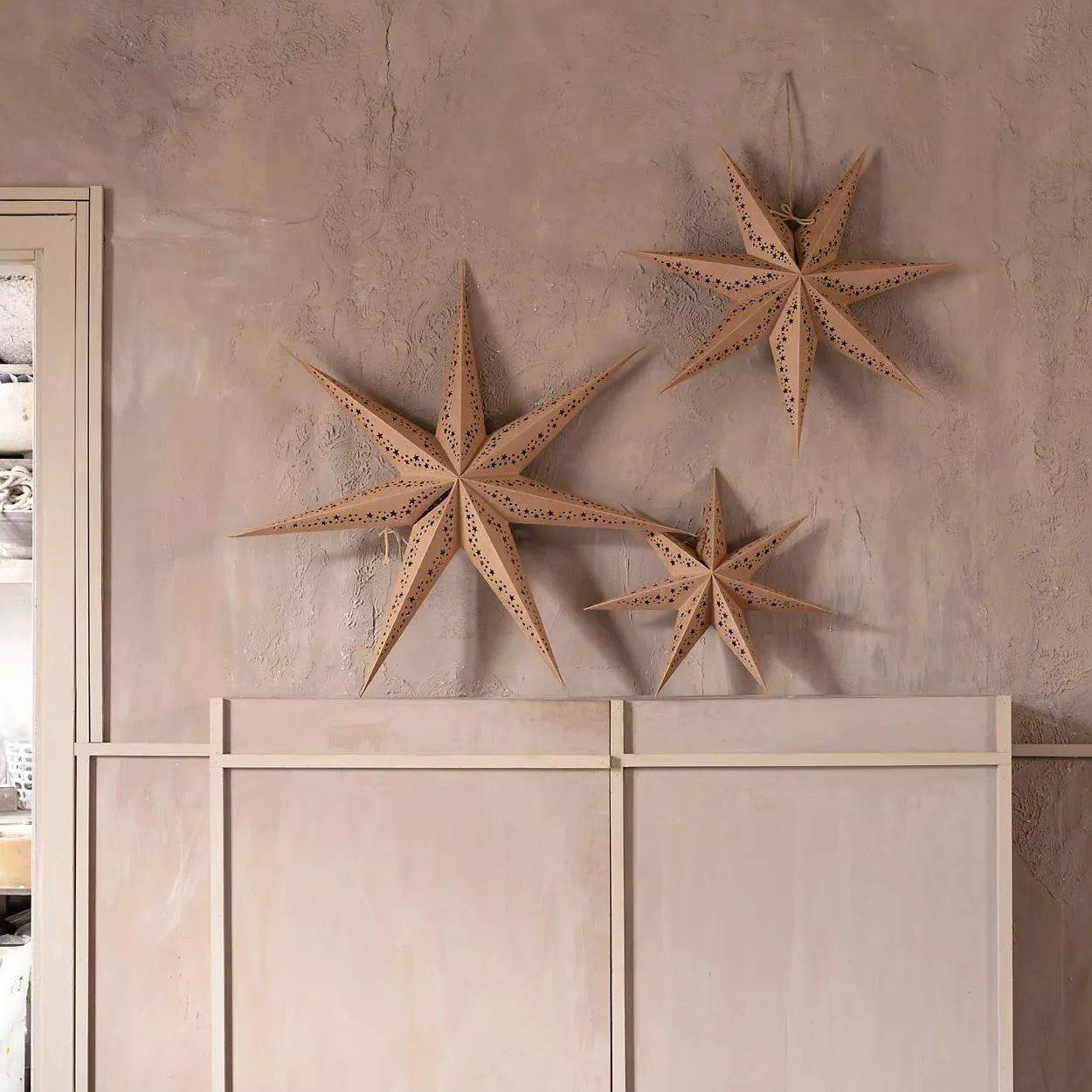 Vintergatan advent star 60 cm, nature Watt & Veke