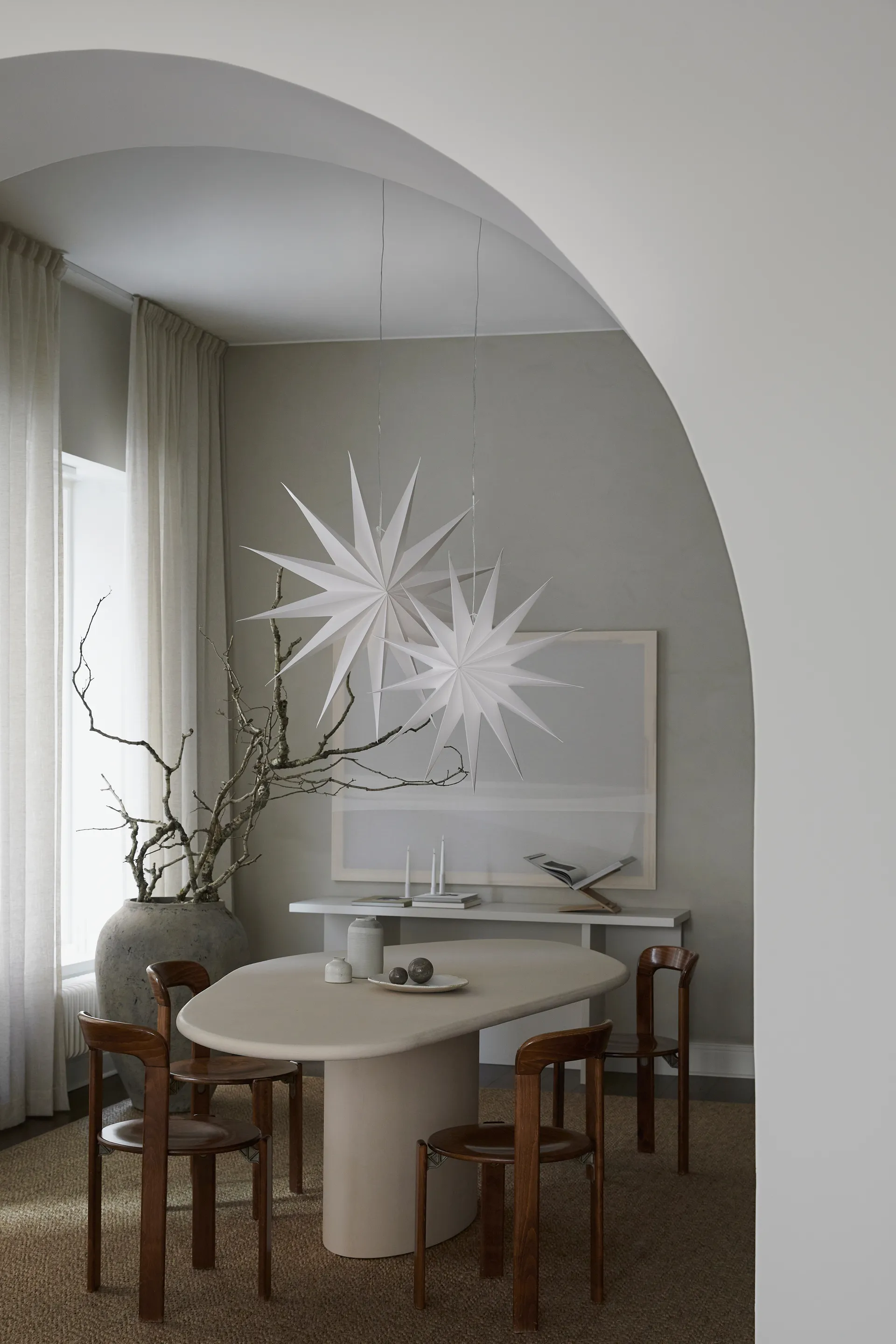 Vivi advent star Ø80 cm, White Watt & Veke