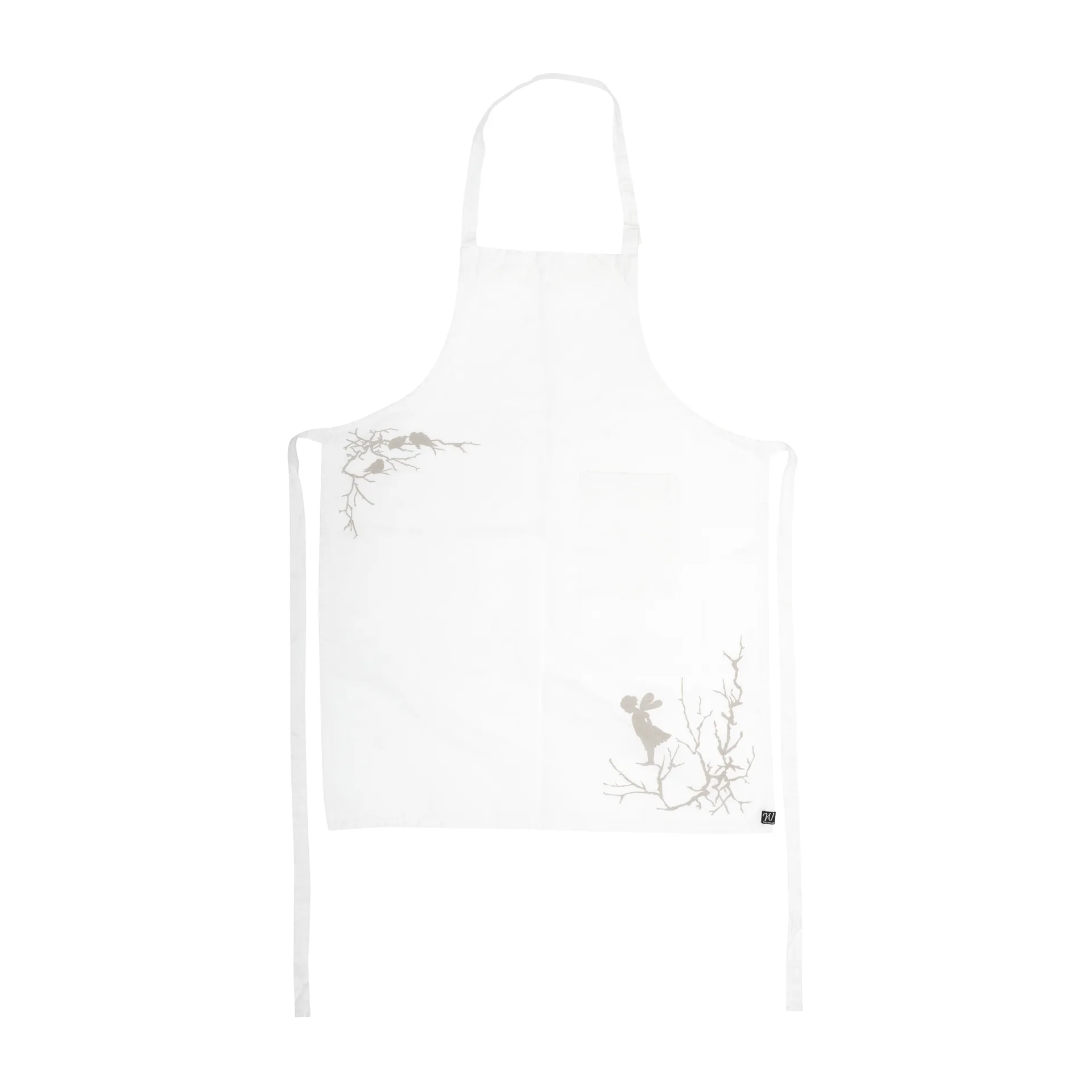 Alv apron, White-grey Wik & Walsøe