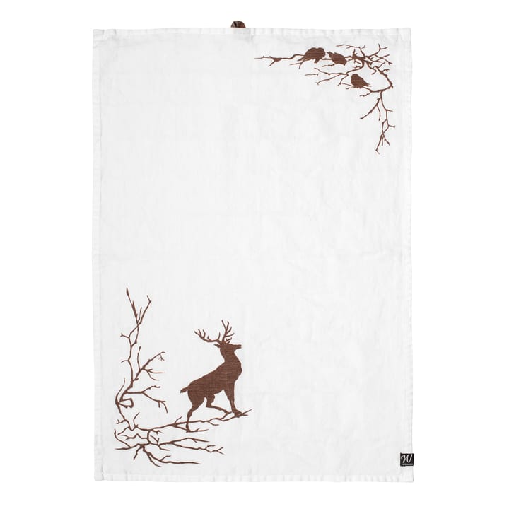 Alveskog kitchen towel 47x70 cm - white - Wik & Walsøe