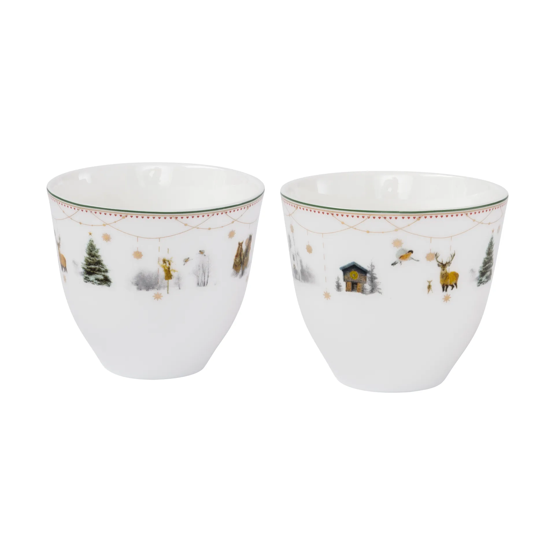 Christmas morning Story cup 2-pack 20 cl, White Wik & Walsøe