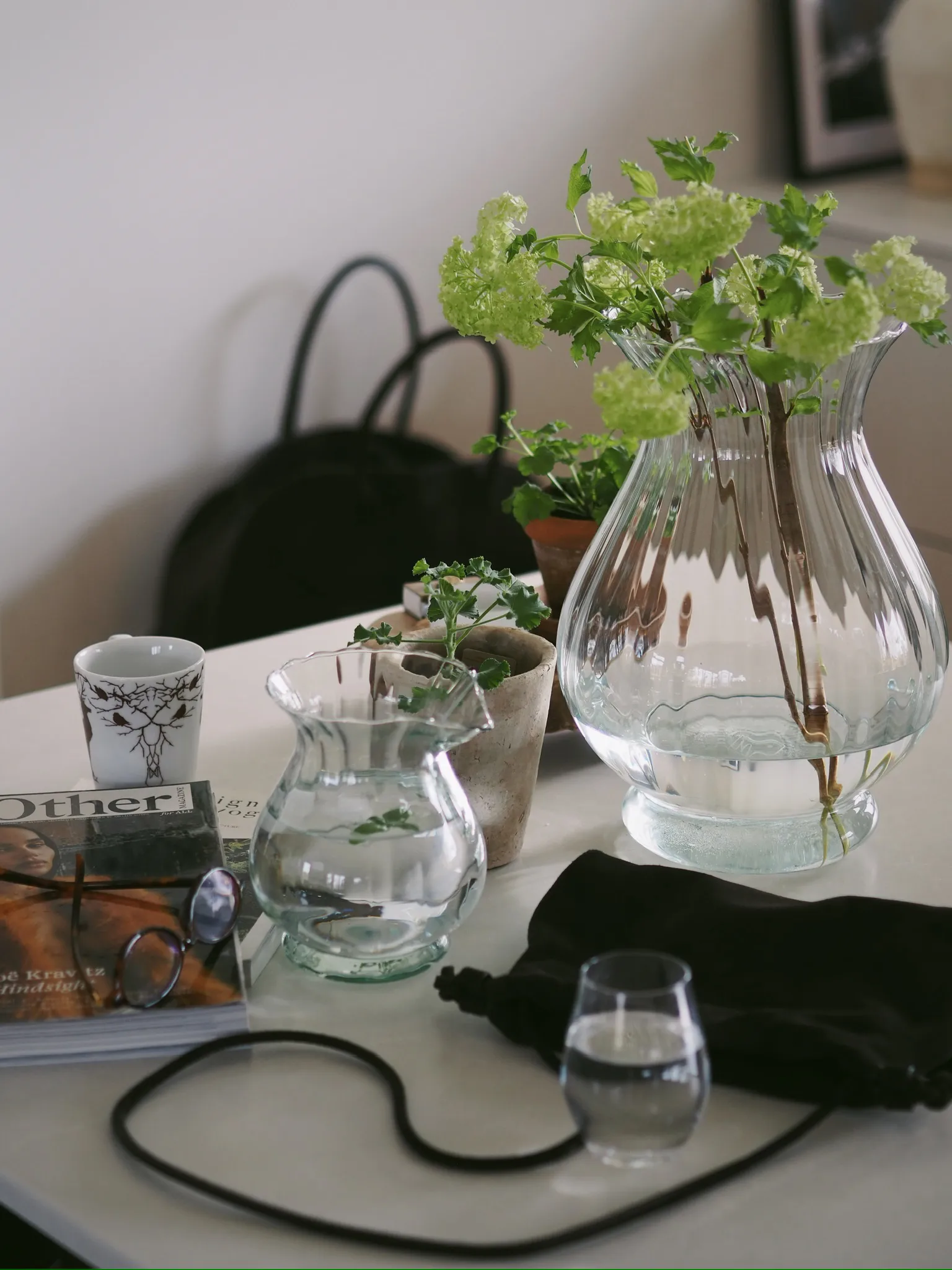 Falla recycled vase 17.5 cm, Clear Wik & Walsøe