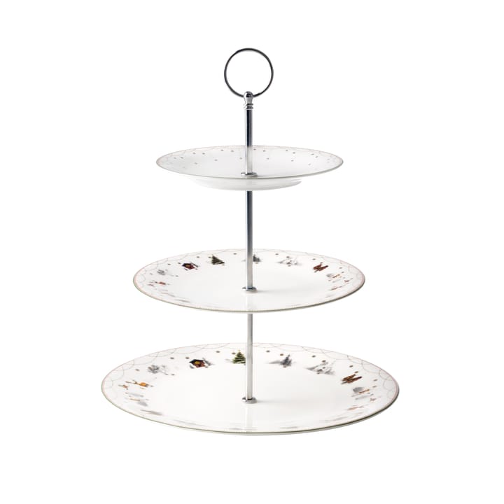 Julemorgen cake stand, white Wik & Walsøe