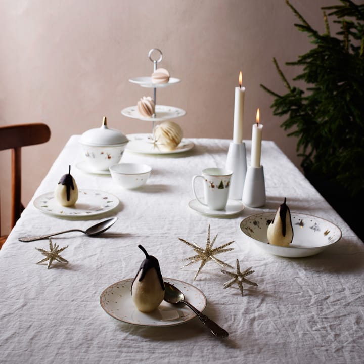 Julemorgen cake stand, white Wik & Walsøe