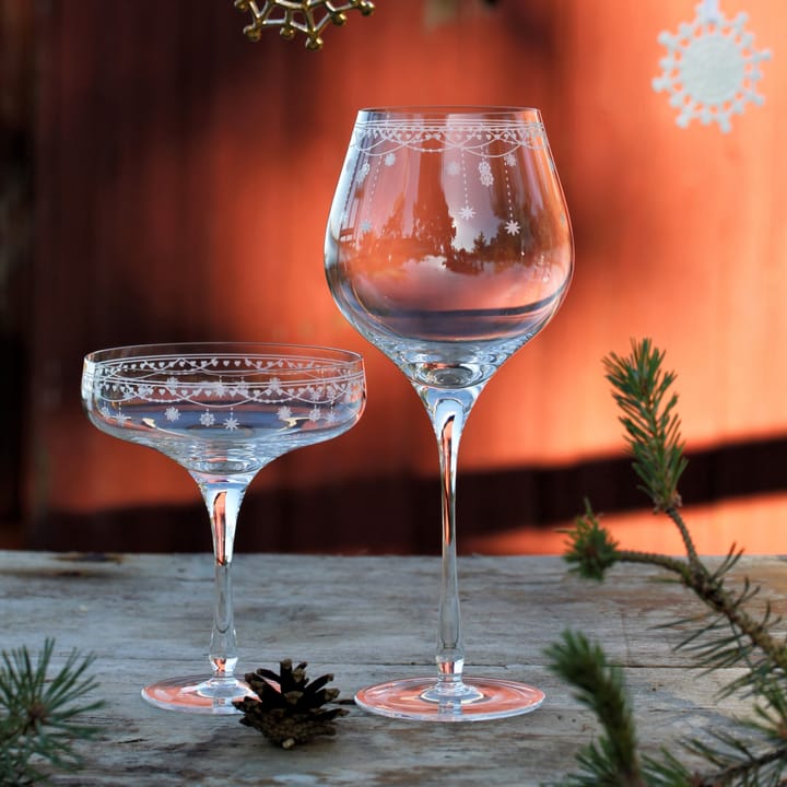 Julemorgen champagne glass, 20 cl Wik & Walsøe