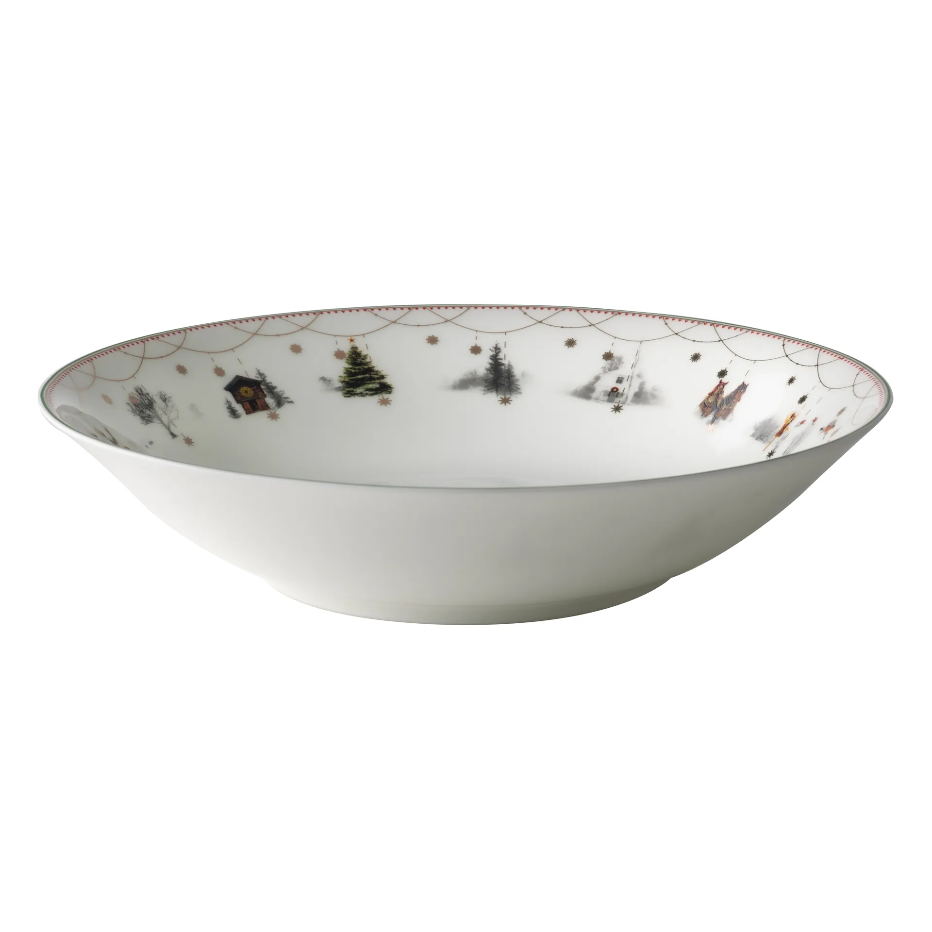 Julemorgen deep plate, 20 cm Wik & Walsøe