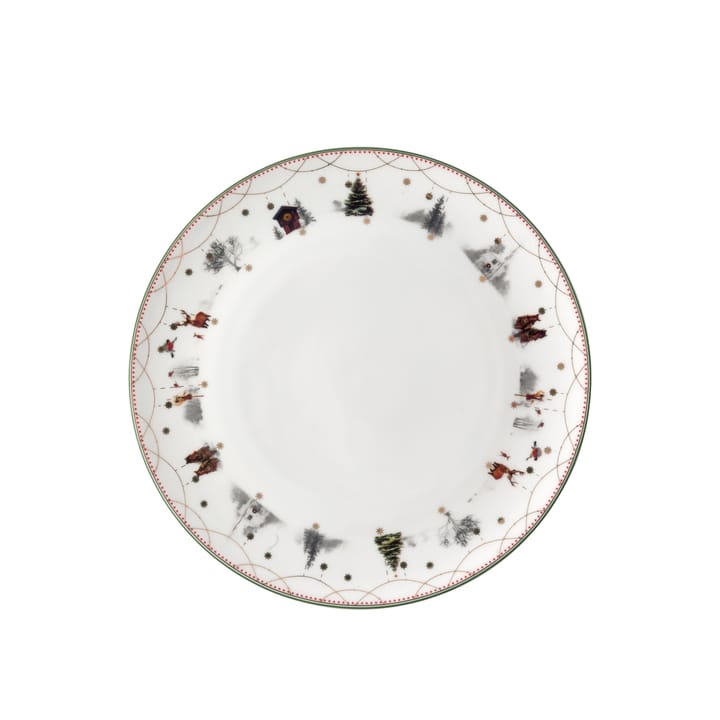 Julemorgen plate, Ø20 cm Wik & Walsøe