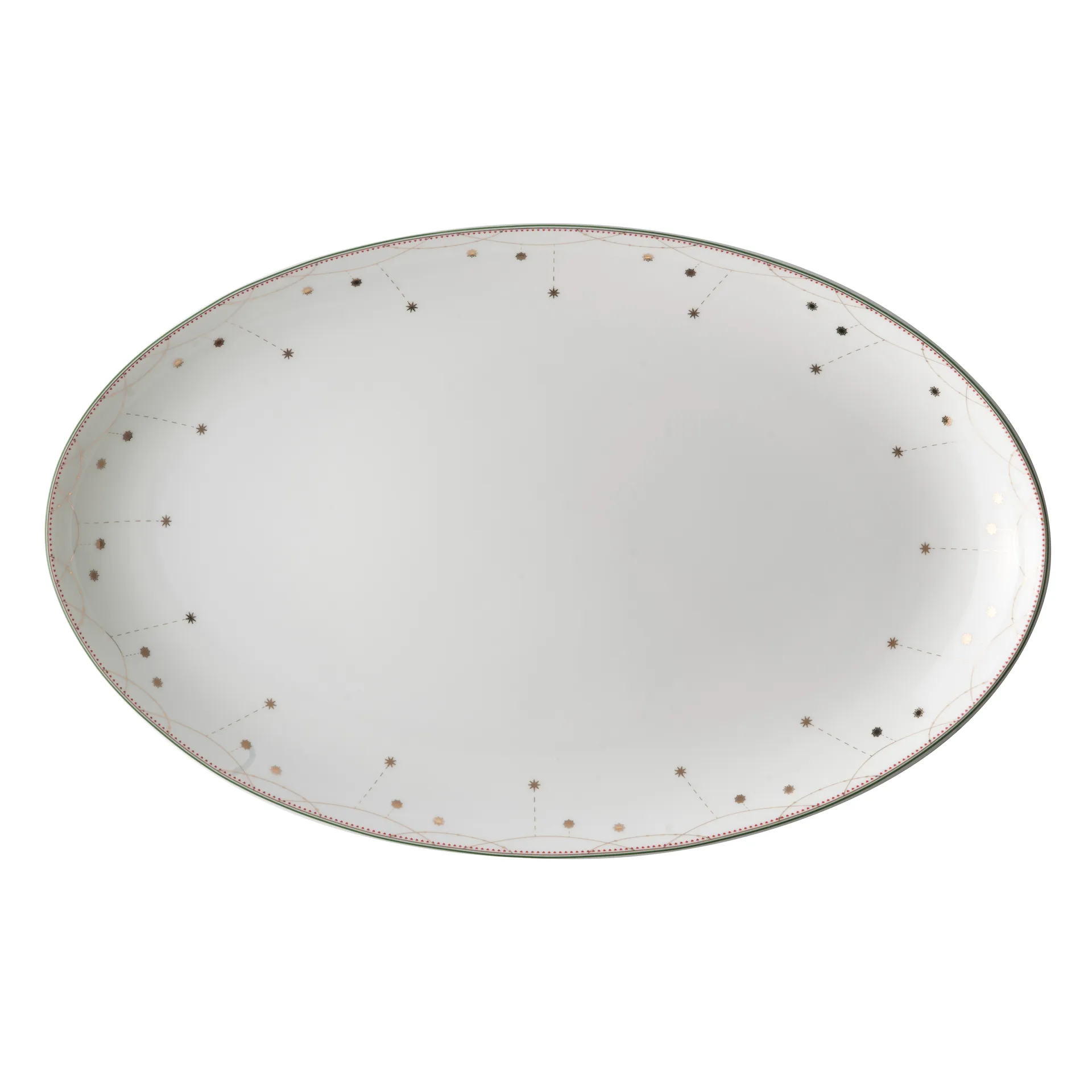 Julemorgen serving plate oval, 39 cm Wik & Walsøe