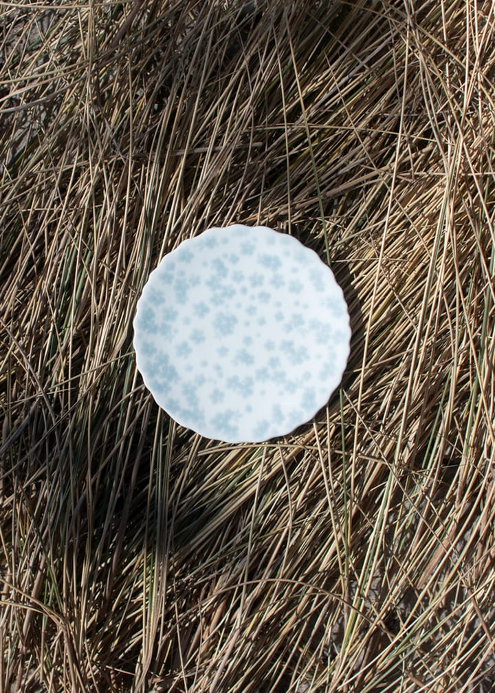 Slåpeblom plate Ø13 cm, Blue Wik & Walsøe