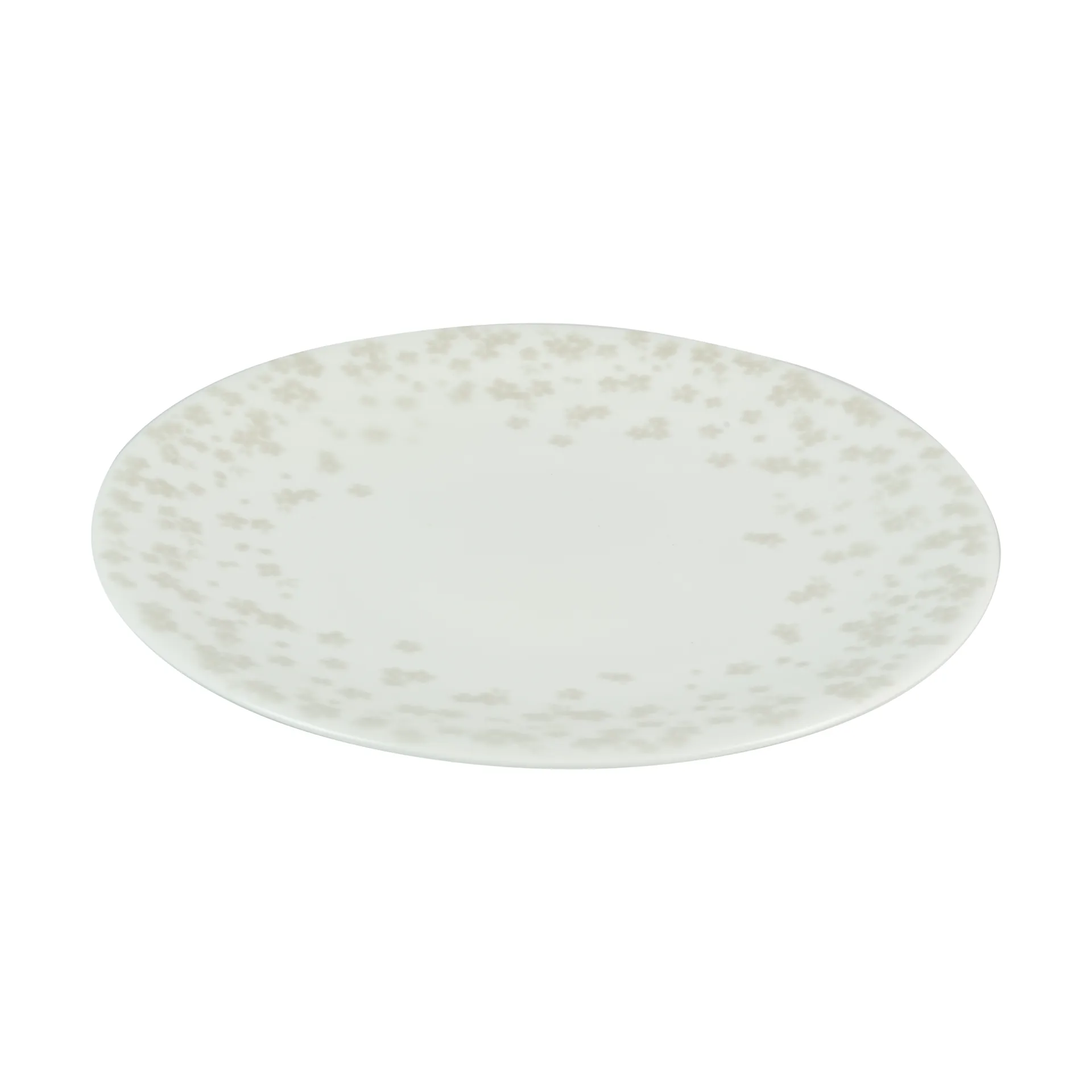 Slåpeblom plate Ø28 cm, Warm gray Wik & Walsøe