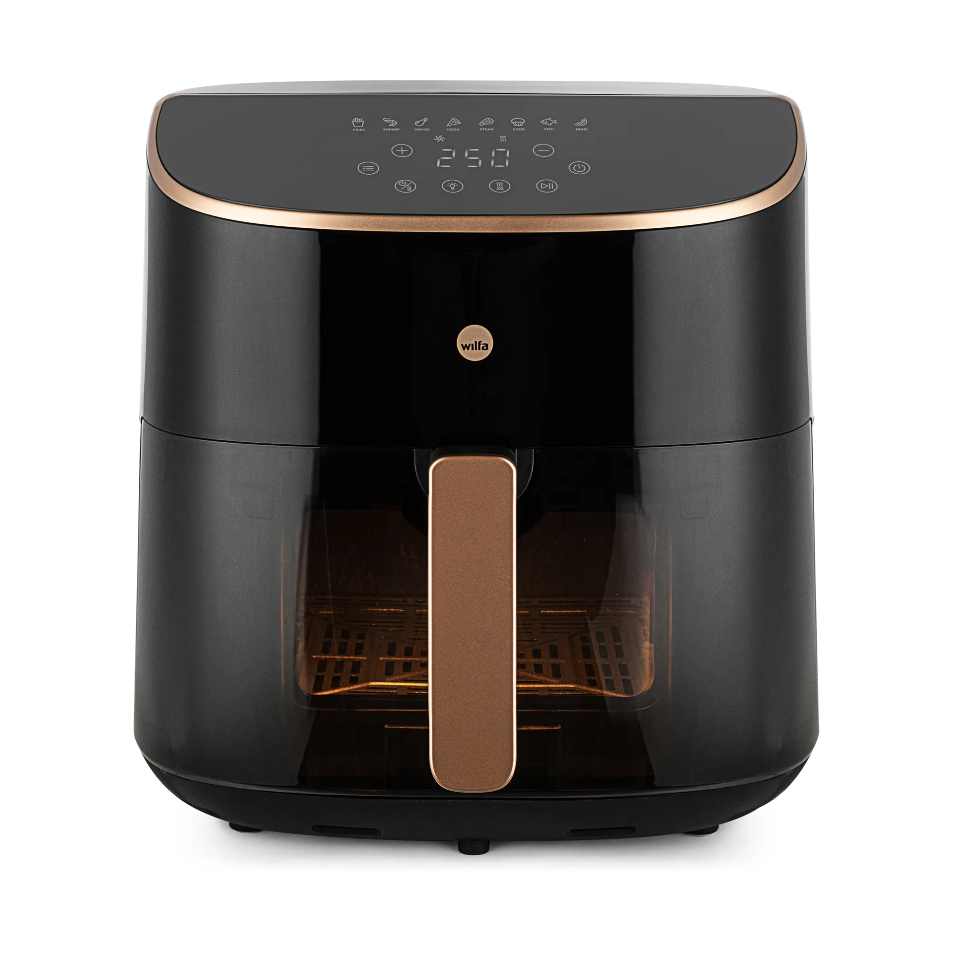 AFD-80 Split airfryer XL 8 L, Black Wilfa