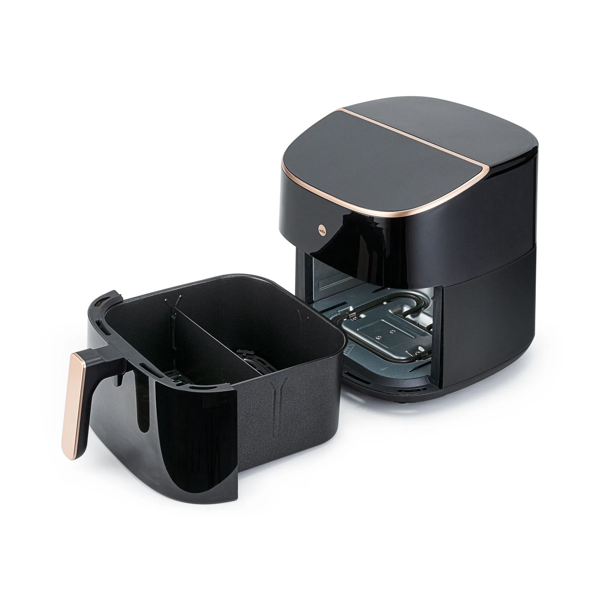 AFD-80 Split airfryer XL 8 L, Black Wilfa