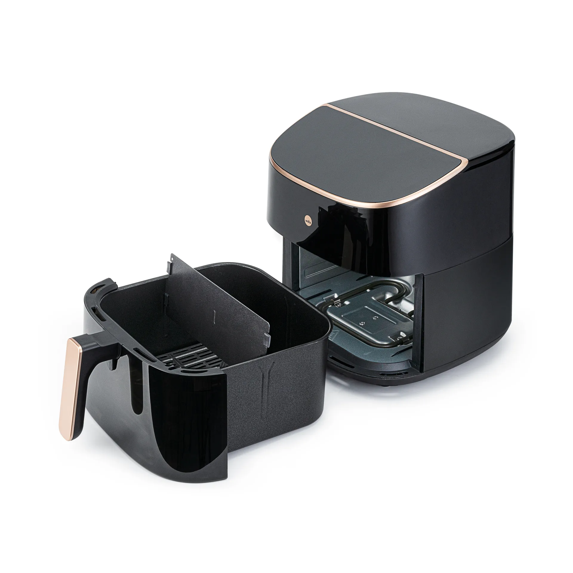 AFD-80 Split airfryer XL 8 L, Black Wilfa