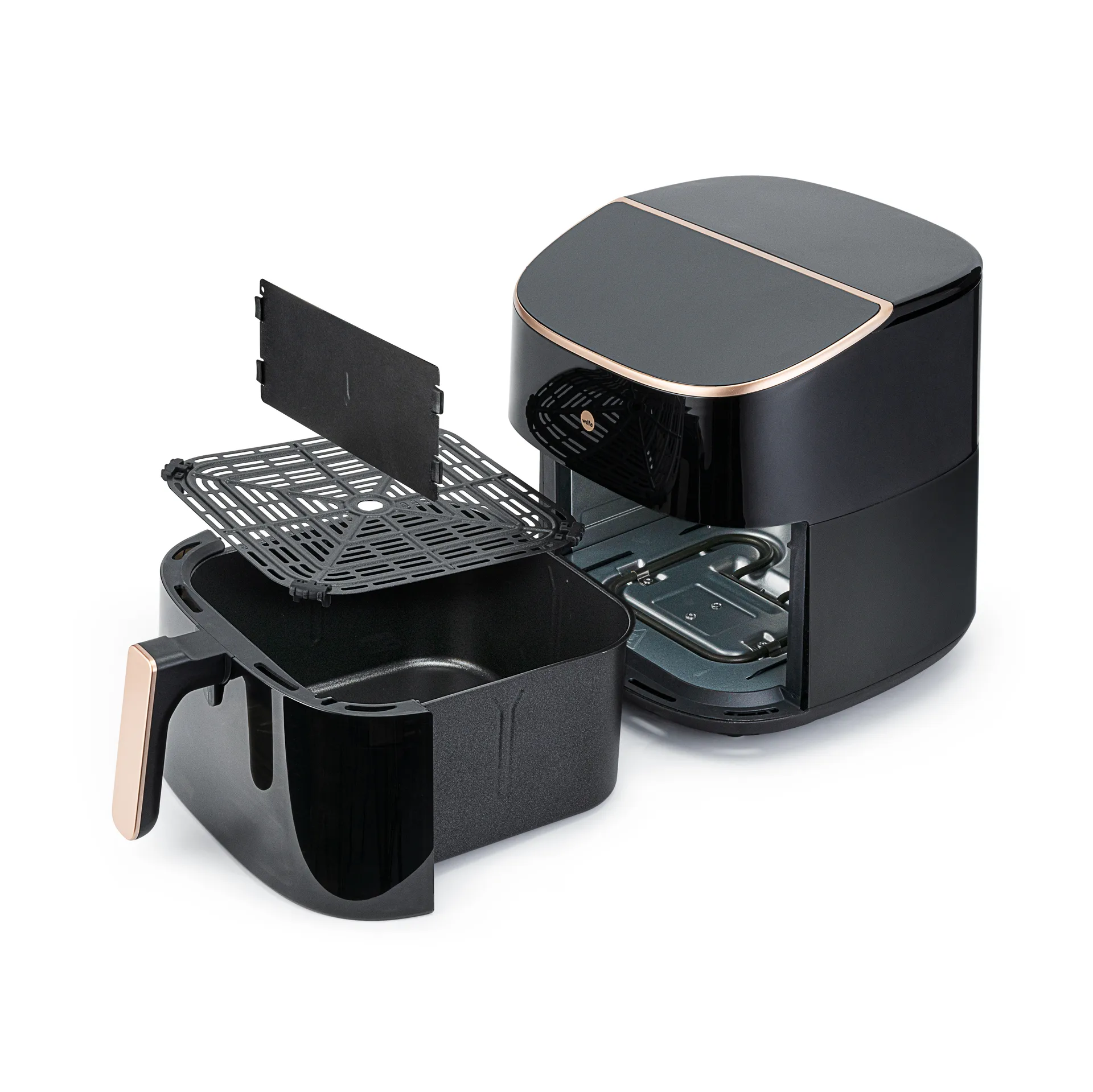 AFD-80 Split airfryer XL 8 L, Black Wilfa
