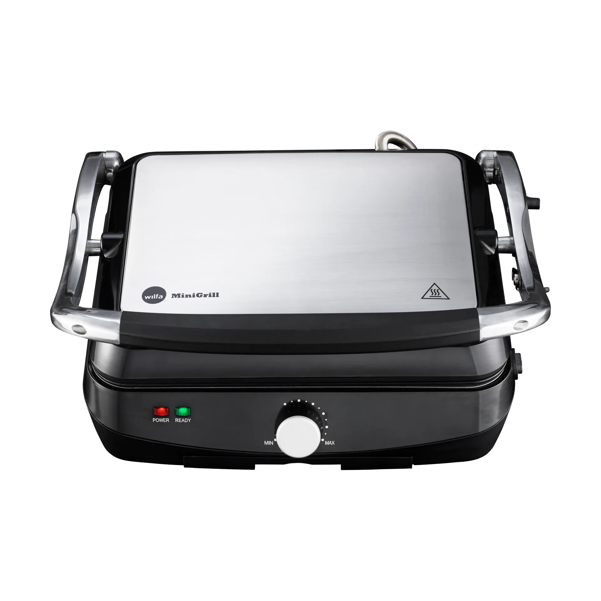 CG-2000B mini grill with adjustable thermostat, Silver Wilfa