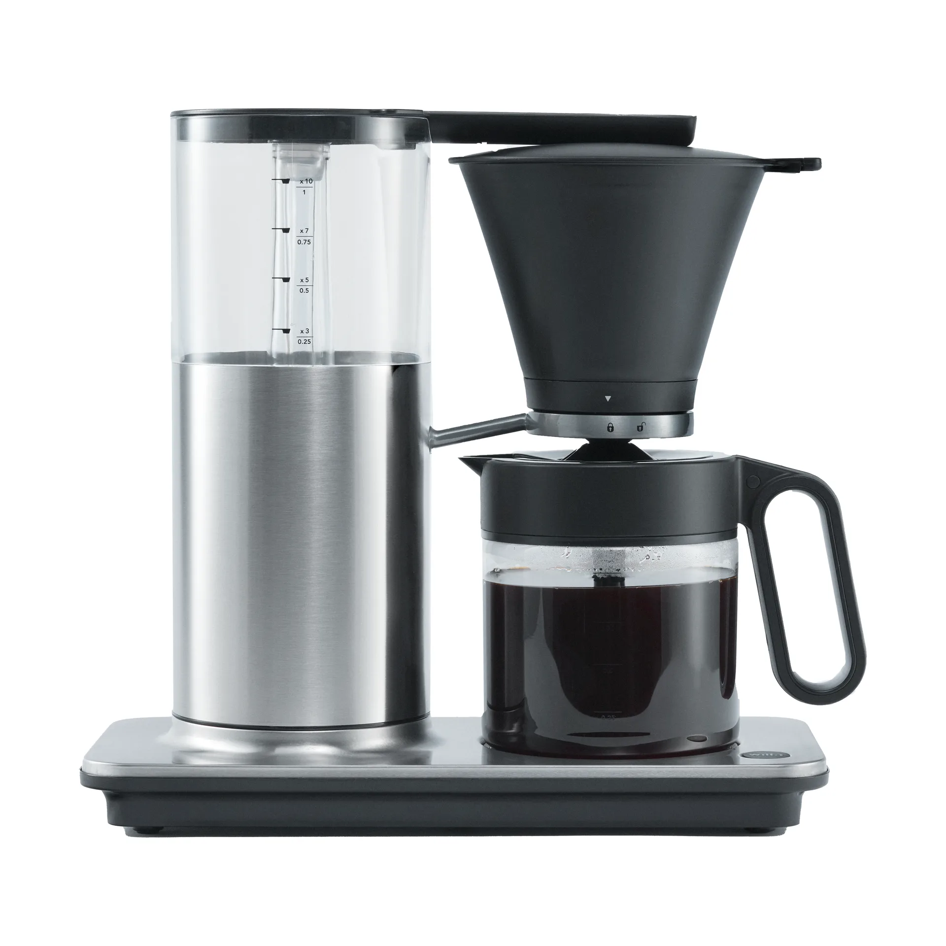 CM3S-A100 classic pause coffee brewer 10 cups, Silver Wilfa