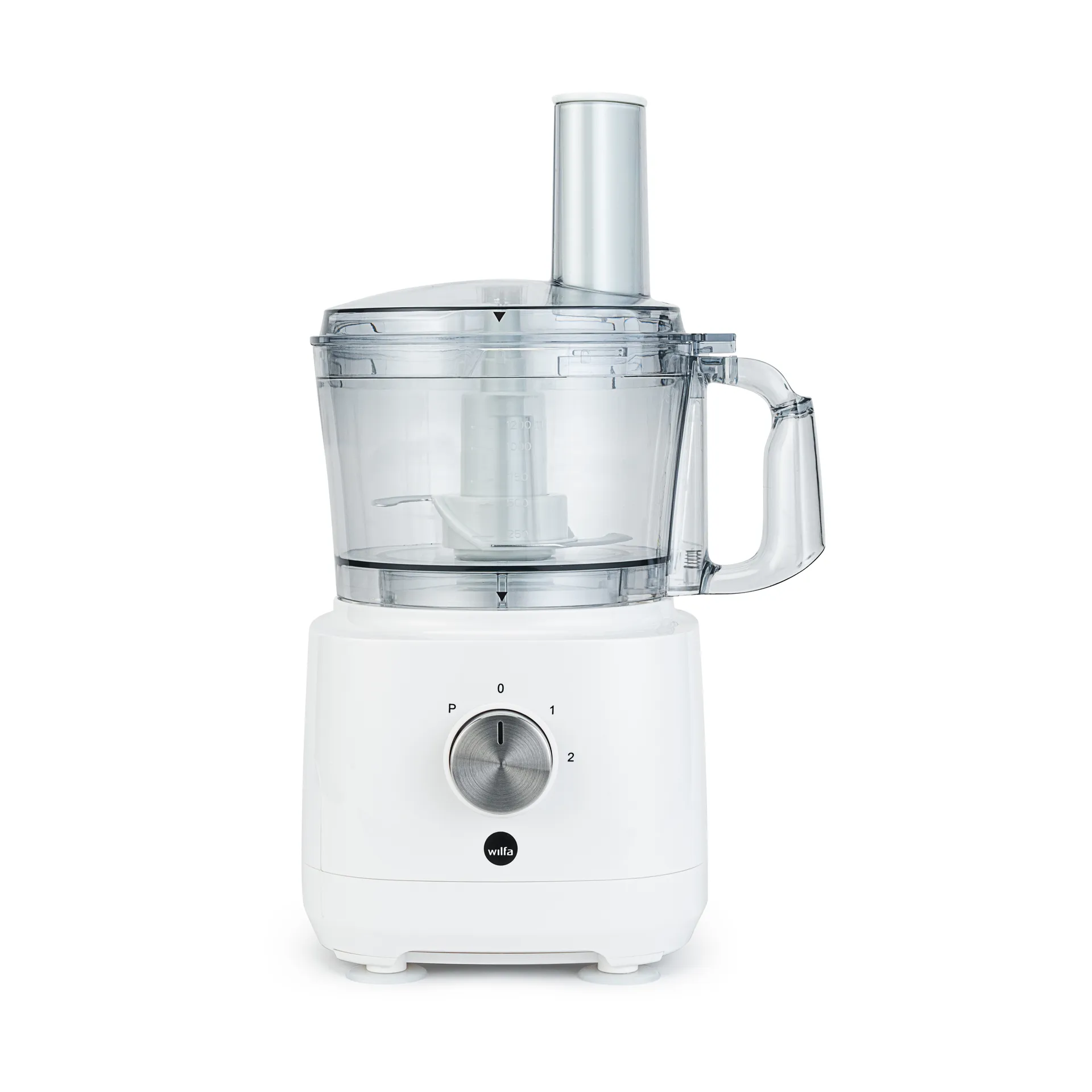 FP2-1000W easy food processor 1.2 L, White Wilfa
