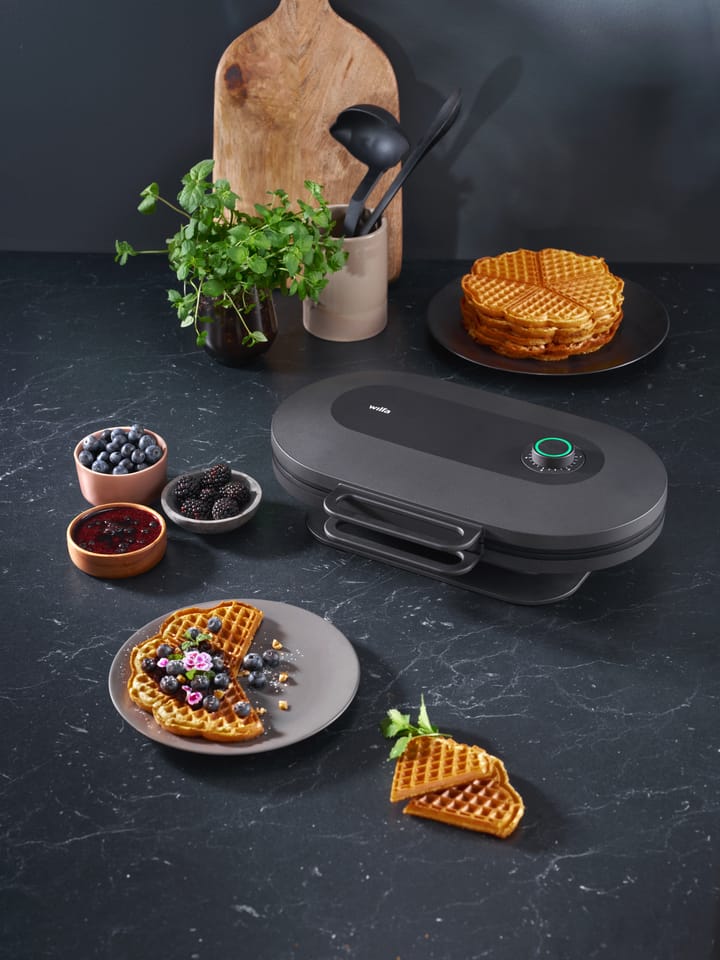 Joy WM5DB-200 waffle iron double, Black Wilfa